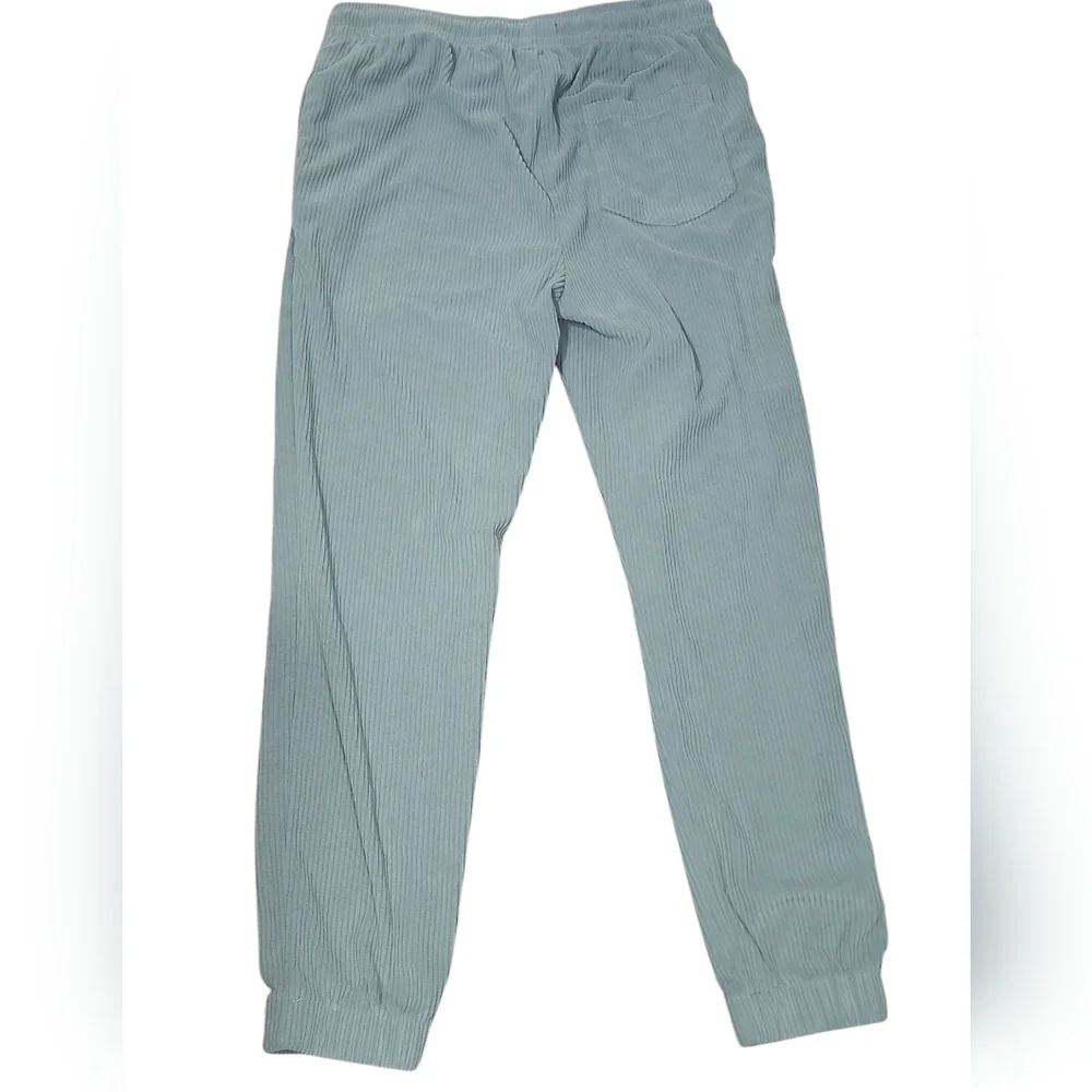 Triump Tragedy Corduroy Drawnstring Pull On Men's Light Blue Pants. 32 - Picture 2 of 10